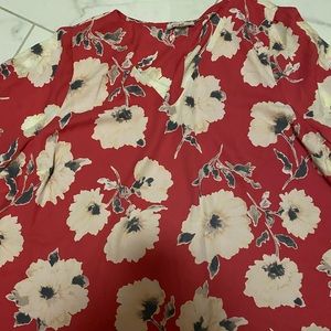 Skies are Blue flower shirt